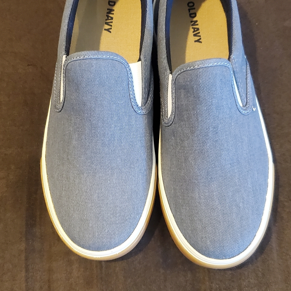 Old Navy Men's Denim Blue Slip-On Loafers